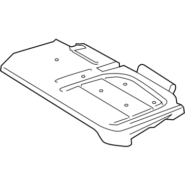 Ford LJ7Z-7863841-H Pad - Rear Seat Cushion LJ7Z-7863841-H Ford Pad - Rear Seat Cushion Illustration 1 of 1