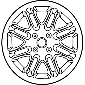 Ford YS4Z-1007-DA Wheel Assembly