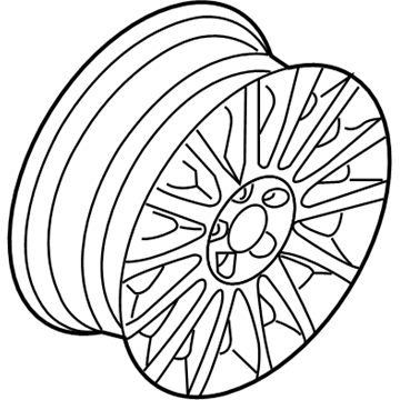 Ford 3M5Z-1007-AB Wheel Assembly