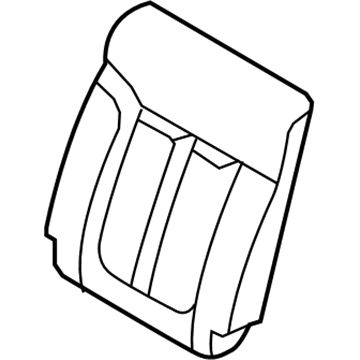 Ford AL3Z-1666600-NB Cover Assembly - Rear Seat Back