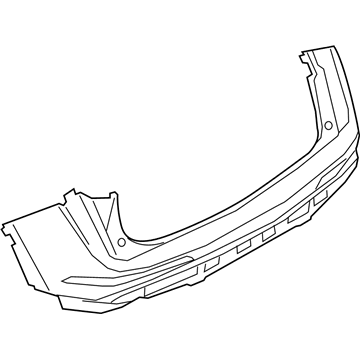 Lincoln Corsair Bumper Cover - LJ7Z-17810-SAPTM