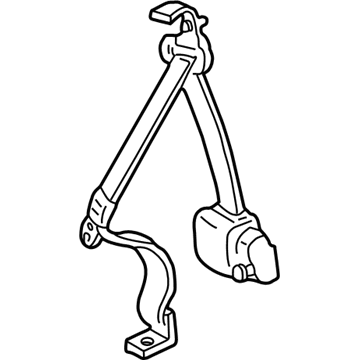 Ford 2L3Z-18611B68-AAB Seat Belt Assembly