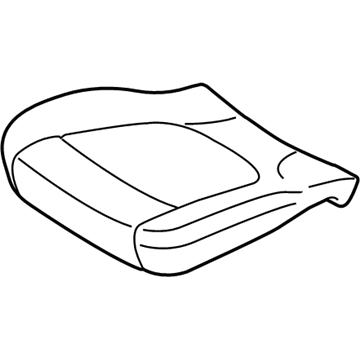 Lincoln HP5Z-5462900-BA Cover Assembly - Seat Cushion