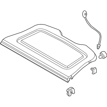 Ford CV6Z-5846668-AB Panel Assembly - Rear Package Tray