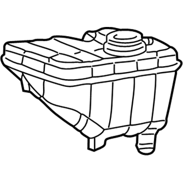 Ford 3W1Z-8A080-AA Tank Assembly - Radiator Overflow