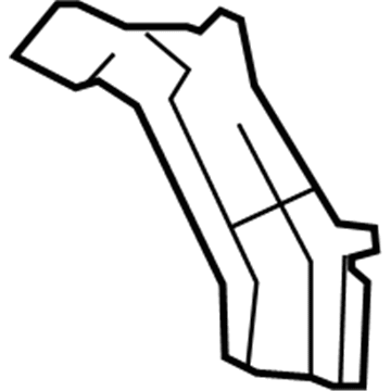 YS4Z-5427800-AA Ford Support Brace, Passenger Side Illustration 1 of 1