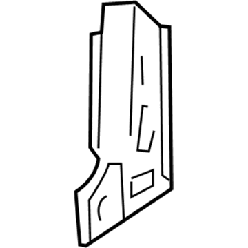 YS4Z-5428128-CA Ford Panel Reinforcement, Passenger Side Illustration 1 of 1