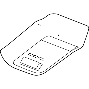 Ford 6W7Z-54519A70-AAA Overhead Console, Upper 6W7Z-54519A70-AAA Ford Overhead Console, Upper Illustration 1 of 1