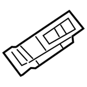 Lincoln DS7Z-54404A42-B Plate - Door Lock Striker