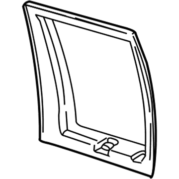 Ford 3C2Z-1625508-BAD Moulding - Rear Window