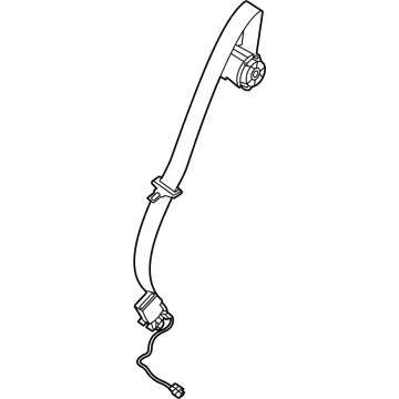 Ford M1PZ-78611B64-AB Seat Belt Assembly