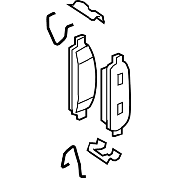 Ford 4U2Z-2V001-CA Pad