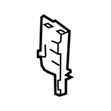 9L3Z-1502345-DA Ford Cowl Kick Panel, Camel, Driver Side Illustration 1 of 1