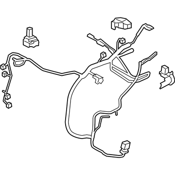 LD9Z-14300-A Ford Battery Cable Illustration 1 of 1