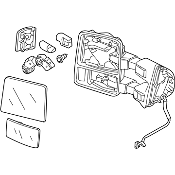 Ford DC3Z-17683-BA Mirror Assembly - Rear View Outer