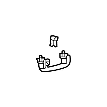 LC5Z-5431407-DC Ford Pull Handle, Driver Side Illustration 1 of 1