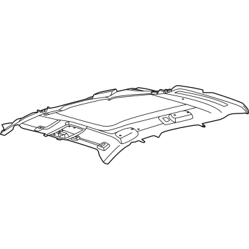 LJ6Z-7851916-CH Ford Headliner Illustration 1 of 1