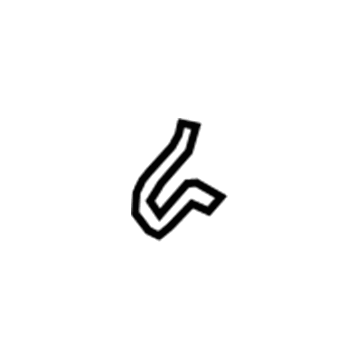 Ford HC3Z-8B365-A Hose Clip, Lower HC3Z-8B365-A Ford Hose Clip, Lower Illustration 1 of 1