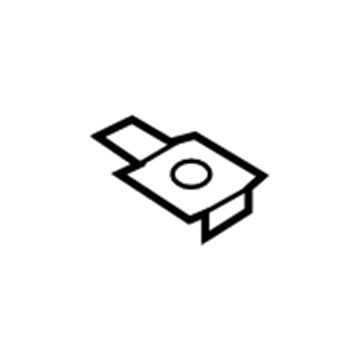 -W711591-S439 Ford Battery Tray Retainer Nut Illustration 1 of 1
