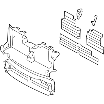 Lincoln FA1Z-8475-C Shutter Assembly - Radiator Control