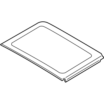 Lincoln ML3Z-16500A18-E Rear Glass