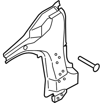Lincoln EJ7Z-7802500-A Pillar - Front Body