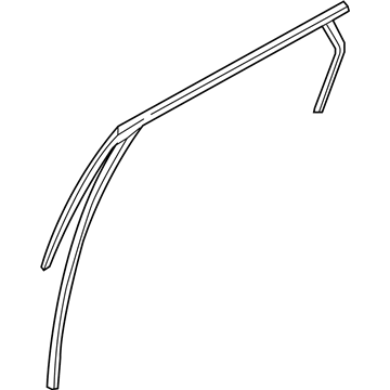 Lincoln FA1Z-5825766-E Run - Door Glass