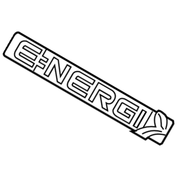 Ford DM5Z-9942528-C Name Plate