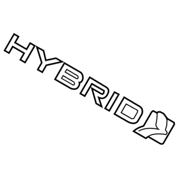 Ford DS7Z-9942528-G Name Plate