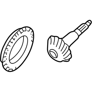 Lincoln 7L2Z-3222-A Gear And Pinion Assembly - Driving