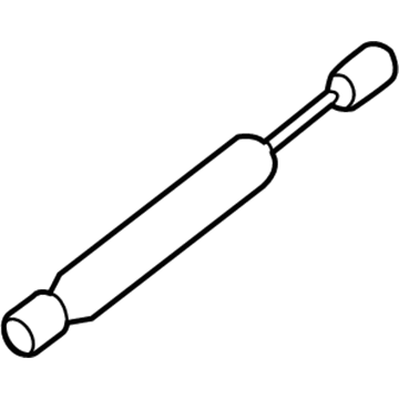 FT1Z-17624B74-A Ford Support Rod, Driver Side Illustration 1 of 1