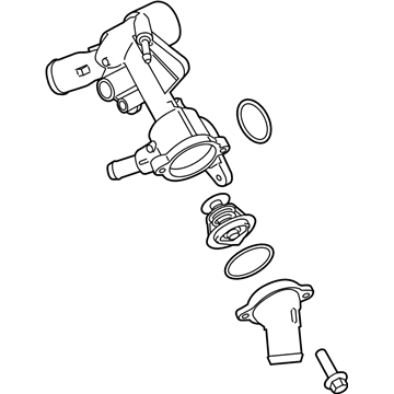 Ford BL3Z-8A586-G Connection Water Outlet