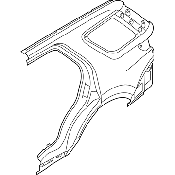 Ford FB5Z-7827840-B Panel - Body Side - Rear