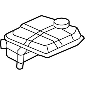 Ford 8S4Z-8A080-A Tank Assembly - Radiator Overflow