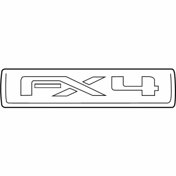 Ford JL1Z-16720-A Name Plate