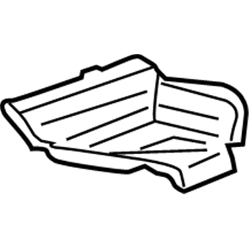 Ford 7L2Z-7811253-A Rear Extension, Driver Side 7L2Z-7811253-A Ford Rear Extension, Driver Side Illustration 1 of 1
