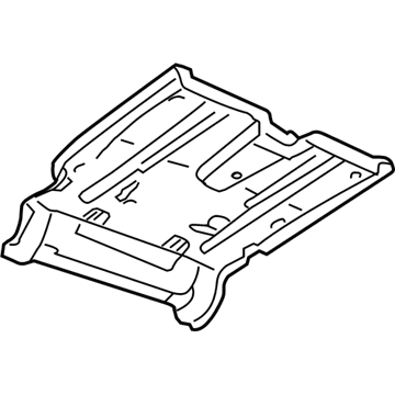 Mercury 6L2Z-7811218-AA Pan Assembly - Floor - Rear