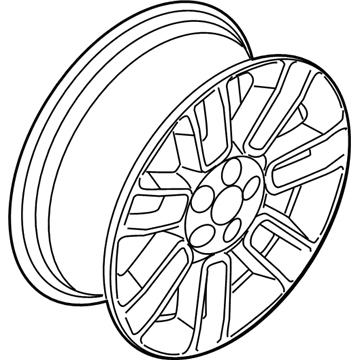 Ford DA8Z-1007-A Wheel Assembly