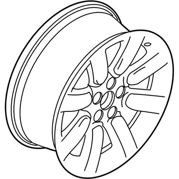 Ford 8A8Z-1007-B Wheel Assembly