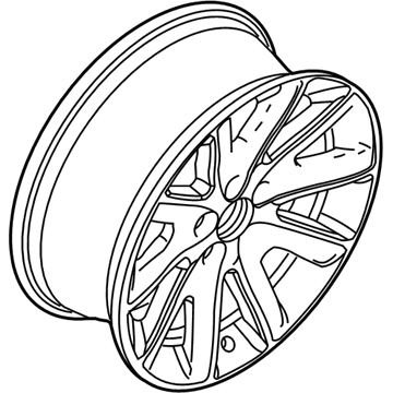 Ford BA8Z-1007-C Wheel Assembly