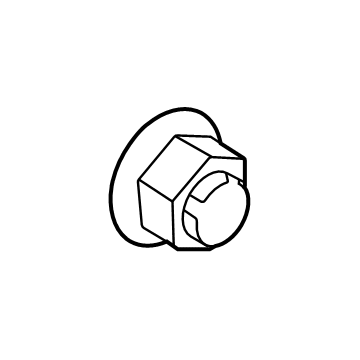 Ford KK2Z-00811-A Nut
