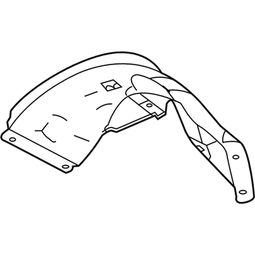 Mercury 6L2Z-16054-AA Apron Assembly - Front Fender