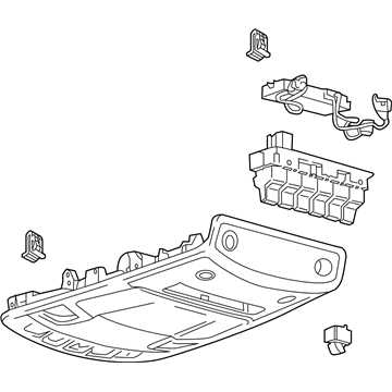 Ford HC3Z-28519A58-JAJ Console Assembly - Overhead