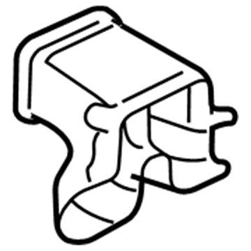 Ford 2C5Z-18633-AA Lower Air Duct 2C5Z-18633-AA Ford Lower Air Duct Illustration 1 of 1