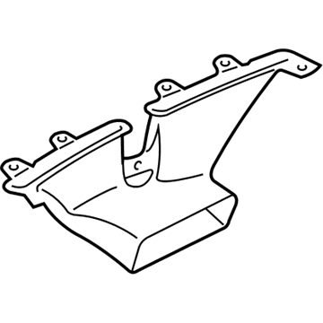 Ford 1L2Z-18490-AA Defroster Nozzle, Front 1L2Z-18490-AA Ford Defroster Nozzle, Front Illustration 1 of 1