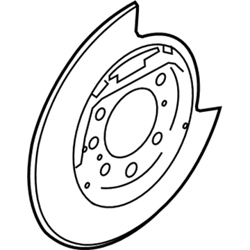Ford 9L3Z-2C028-A Shield - Brake Disc Splash