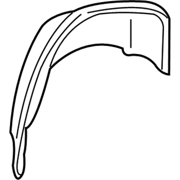 Lincoln 3W4Z-5427886-AA Panel And Wheelhouse