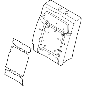 Ford ML3Z-1666800-A Pad - Rear Seat Back