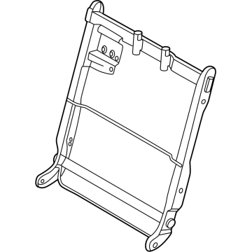 Ford JC3Z-16613A38-A Frame - Rear Seat Back Retainer