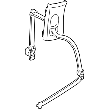 Lincoln 2C5Z-78611B68-AAA Seat Belt Assembly